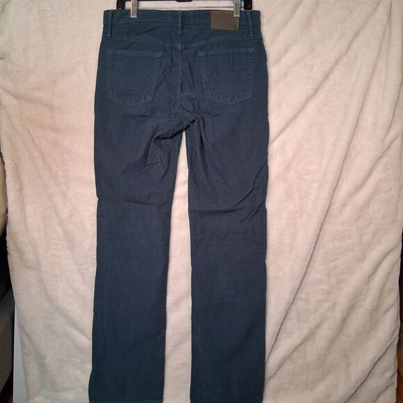 Bonobos Corduroy Straight Sz 31x32 Teal Blue Inseam 32 - Picture 2 of 8